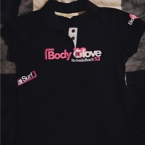 Body Glove Black + Pink Polo Shirt